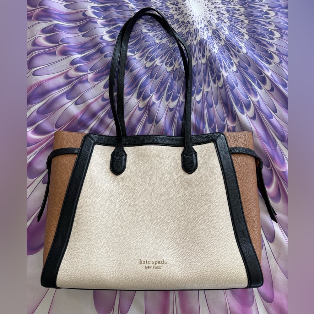 kate spade Black and Brown Tote Bag